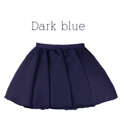 Dark Blue 12 pieces Летний Детский Эластичный шифоновый пояс, юбка, балетный тюль для девочек, юбка со скидкой - Цвет: Dark Blue 12 pieces