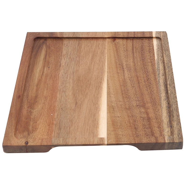 Wooden Plate Round Square Bowls Plates For Succulents Pots Trays Base Stander Garden Decor Home Decoration Craft | Дом и сад