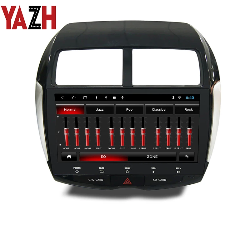 YAZH Android 9 0 радио для Mitsubishi RVR 2010 2011 2012 GPS мультимедийный плеер Восьмиядерный 2 Гб ОЗУ