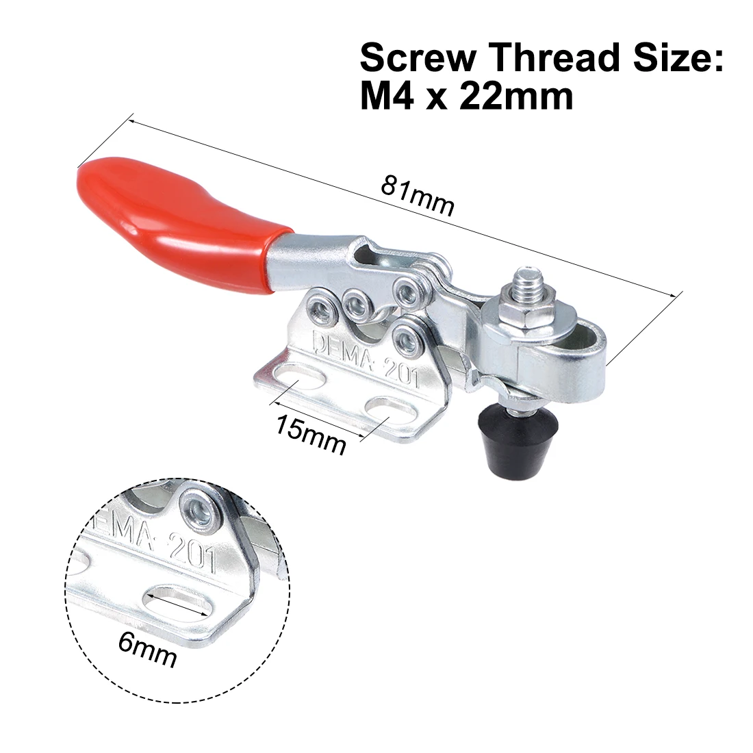 UXCELL тогл хомуты емкость тактный нажимной инструмент для действий Регулируемый