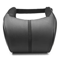 pu leather ergonomic design car head support memory foam neck leather memory foam pillow seat head neck rest cushions travel