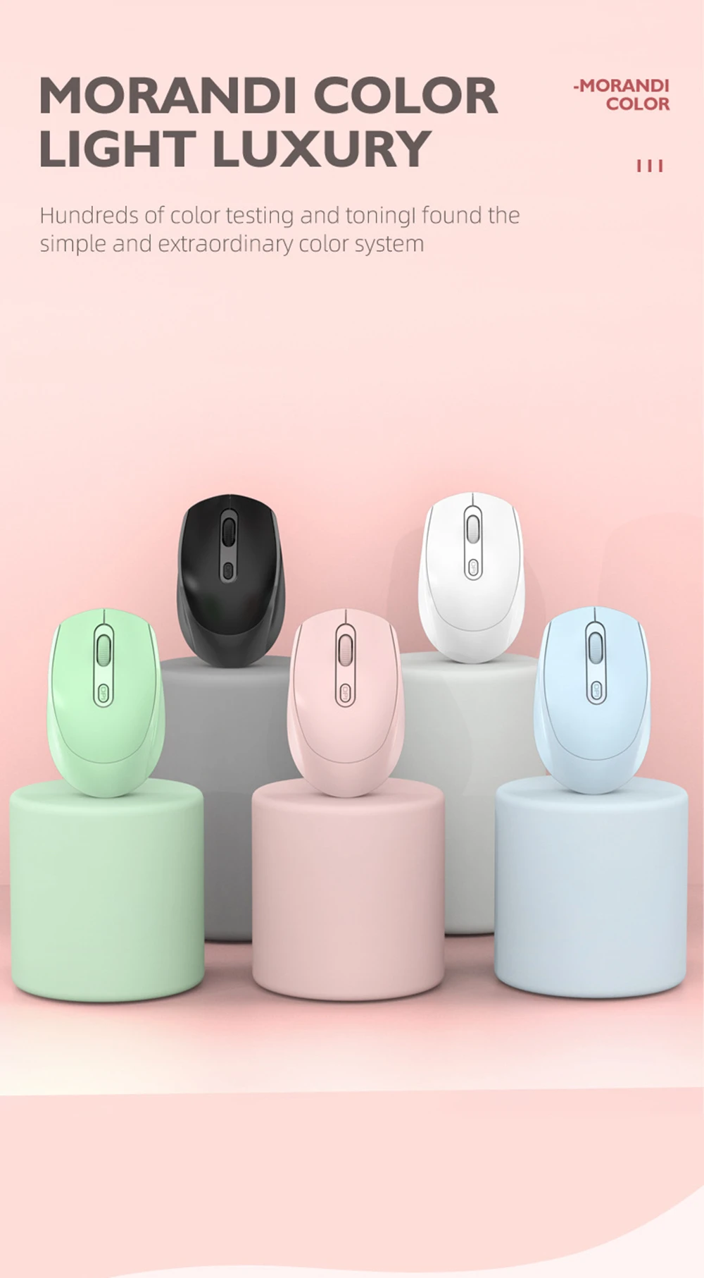 

New Wireless Mouse Bluetooth 2.4G Dual-mode Computer Optical Mouse Battery Silent Ergonomic Gamer Mause For PC Laptop