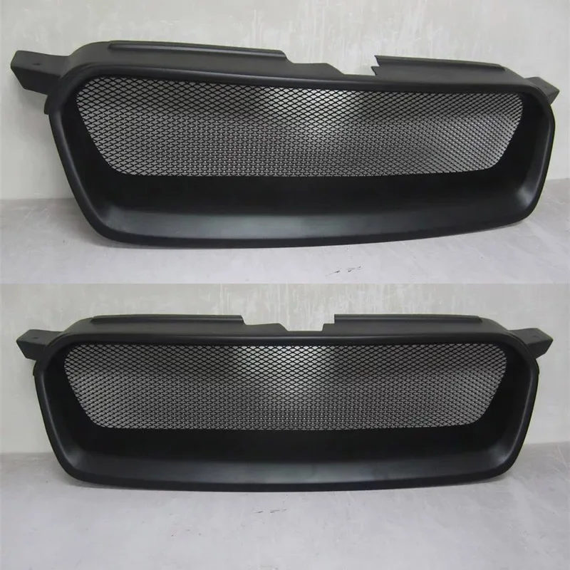 Использование для Subaru Legacy Racing Grills 2007 08 год углеродное волокно Refitt Передняя Центральная гоночная решетка крышка аксессуары - Цвет: Matte black