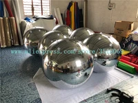 large inflatable mirror balloon pvc silver inflatable mirror ball for advertising campaigns