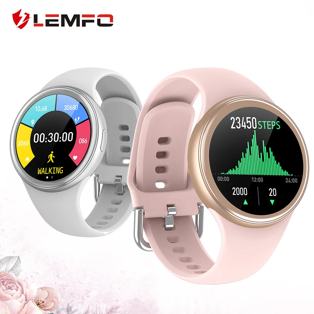 LEMFO J2 Women smartwatch DIY Watch Face Long Battery Life Smart Watch Woman Female Menstrual Cycle IP68 Waterproof for Women