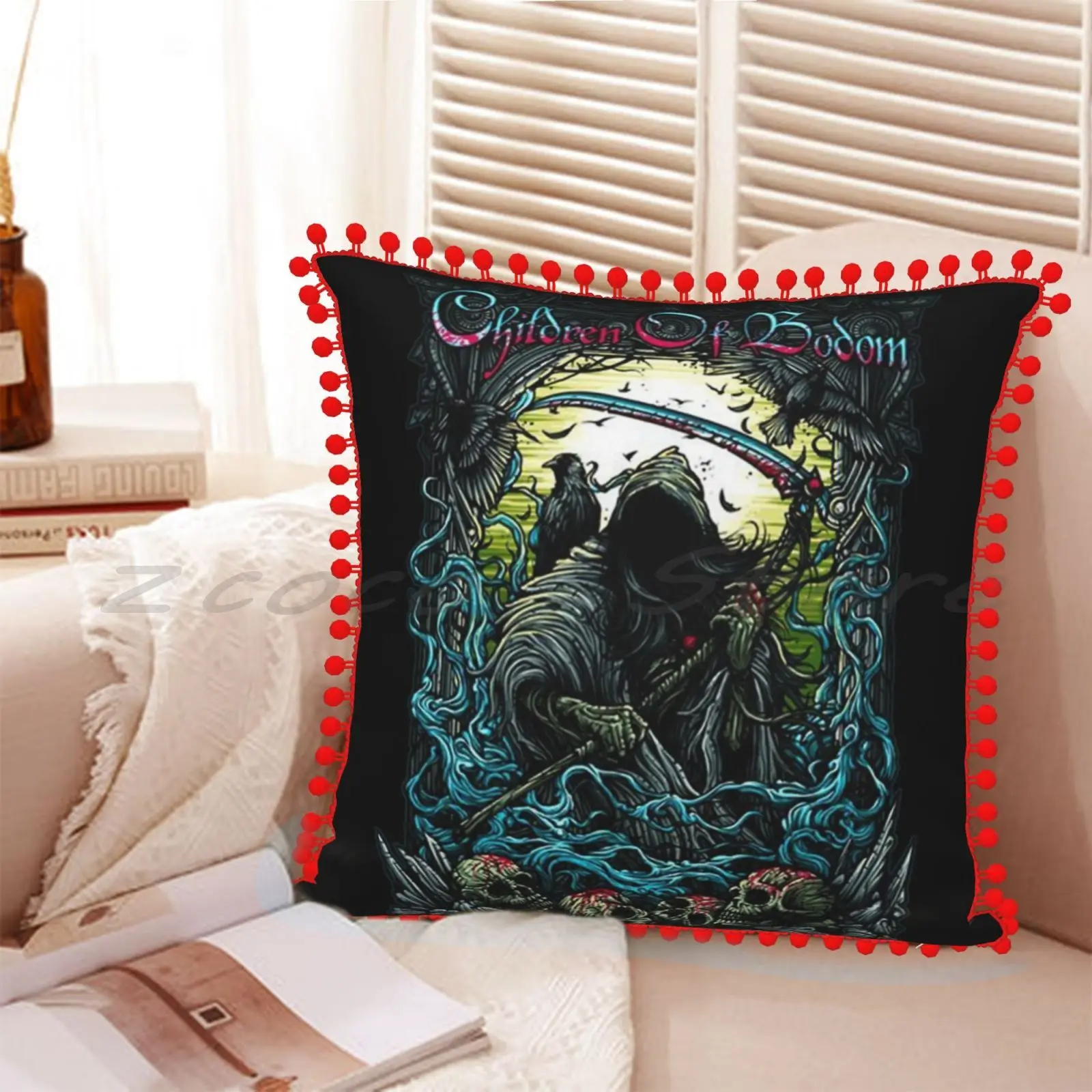 Наволочка из льняной плюшевой бархатной ткани с принтом для детей | Дом и сад