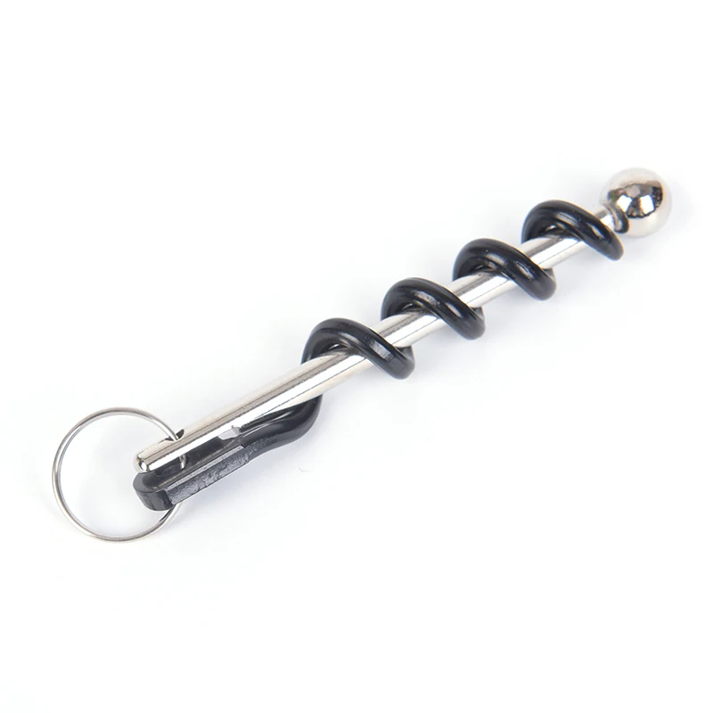 

Outdoor Stainless Steel Mini EDC Cork Screw Red Wine Bottle Opener Keyring Tool Multi-functional Camping Survival Equipment Tool