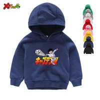 2020 anime captain tsubasa hoodies children leisure long sleeves sweatshirts boy football motion sweatshirts boys girls hoodies
