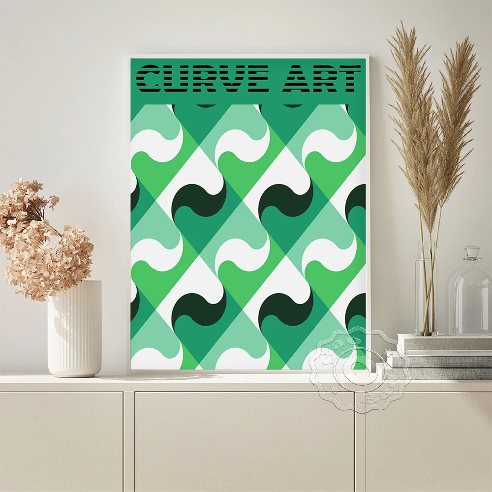 

Bauhaus Exhibition Poster Abstract Graphic Art Style Design Wall Picture Geometric Mid Century Geometry Prints Minimalist Decor