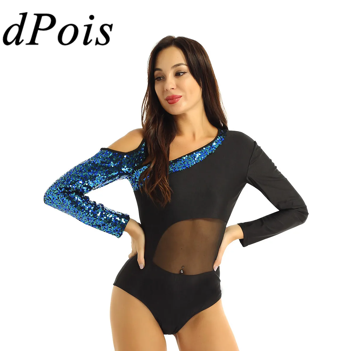 Женские блестящие балетные танцевальные платья женские прозрачные сетчатые