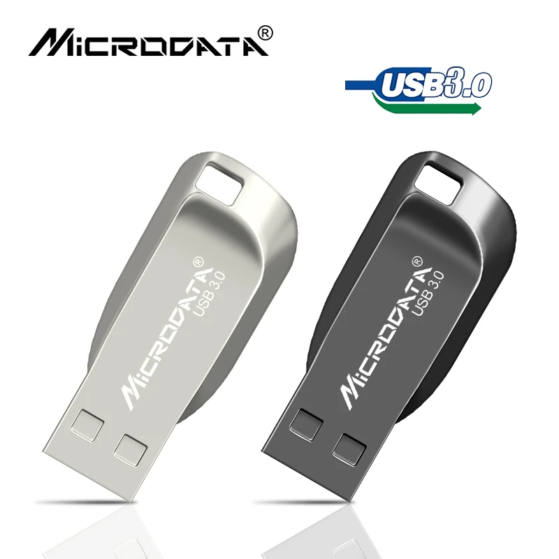 USB 3 0 Металлический флеш-накопитель 32 Гб 64 128 цепочка для ключей от Pendrive