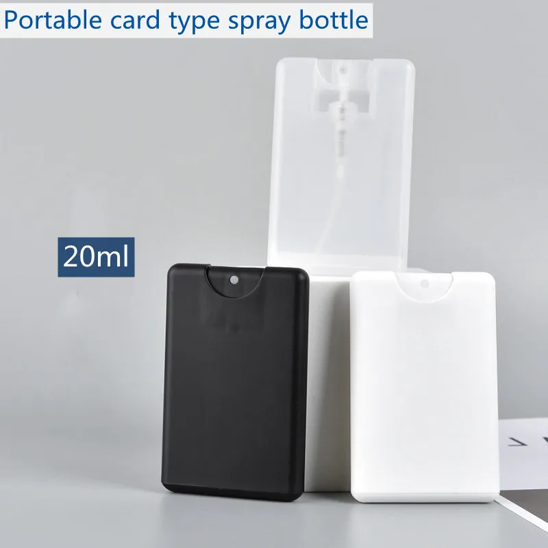 

Wholesal 20ml Portable Card Perfume Spray Bottle Alcohol bottle Moisturizing Water Box Card Type Travel Empty Container Atomizer