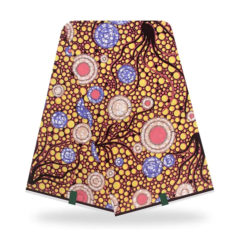 Высококачественная африканская ткань с принтом воска 2020 Новое поступление