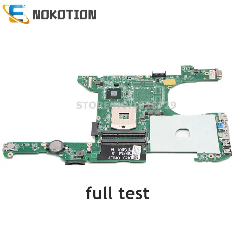 

NOKOTION Laptop Motherboard For Dell Vostro 3460 V3460 Main Board HD4000 DDR3 CN-0JK5GY 0JK5GY JK5GY DA0V08MB6D1
