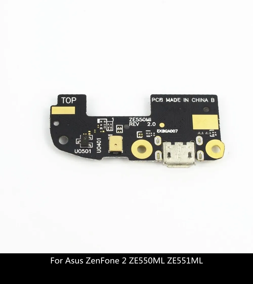 Запасные части для Asus ZenFone 2 ZE550ML ZE551ML USB зарядное устройство плата зарядки док порт