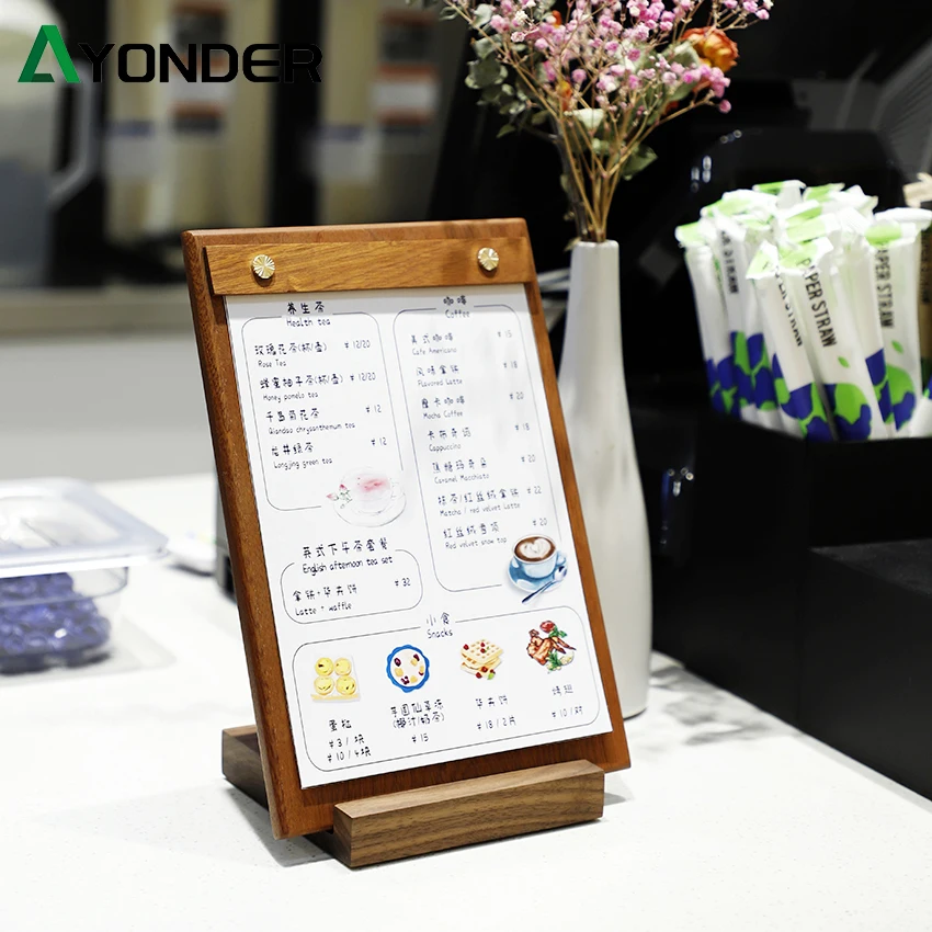 Папка для заметок из массива дерева формат А4 Деревянный планшет 1 шт. | Дом и сад