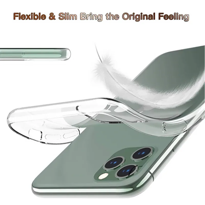 Luxury Case For iPhone 11 Pro MAX 8 7 6s 6 Plus Slim Soft TPU Silicone Cover phone Fundas XS XR 5S X Coque |