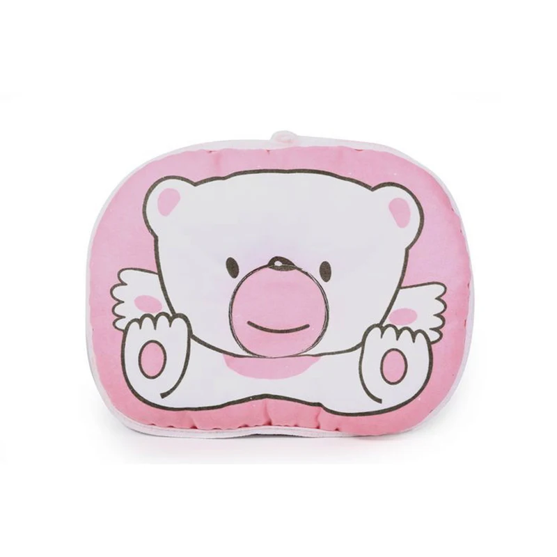 Pink Bear Подушка для новорожденного ребенка, для придания формы, против опрокидывания, боковая подушка для сна, треугольная подушка для ребенка 0-6 месяцев - Цвет: Pink Bear
