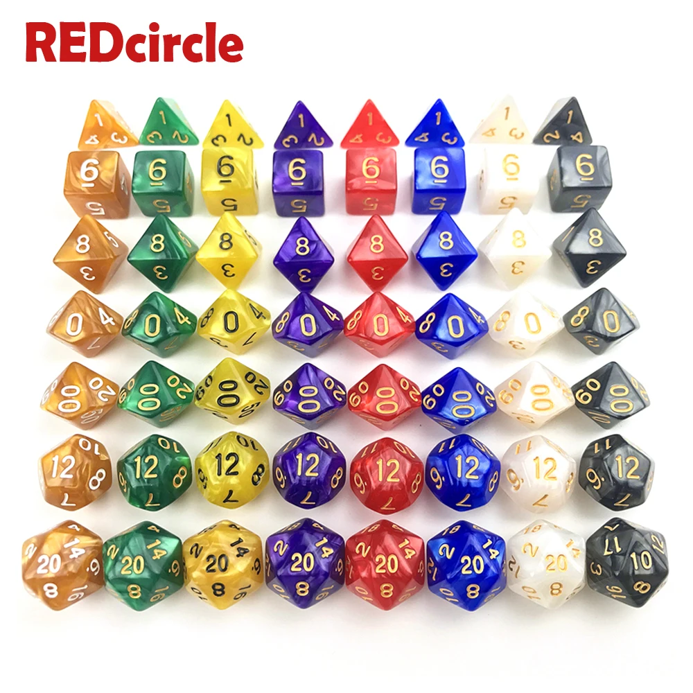 Получения информации об оптовой цене 56 шт./пакет игральные кости DnD набор D4 D6 D8 D10 %