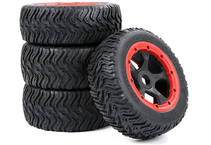 

On Road Tire Wheel Set for 1/5 HPI KM Rovan BAJA 5T 5SC