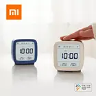 Умный будильник Xiaomi Cleargrass, умный Регулируемый ночник с ЖК-дисплеем и регулировкой температуры и влажности