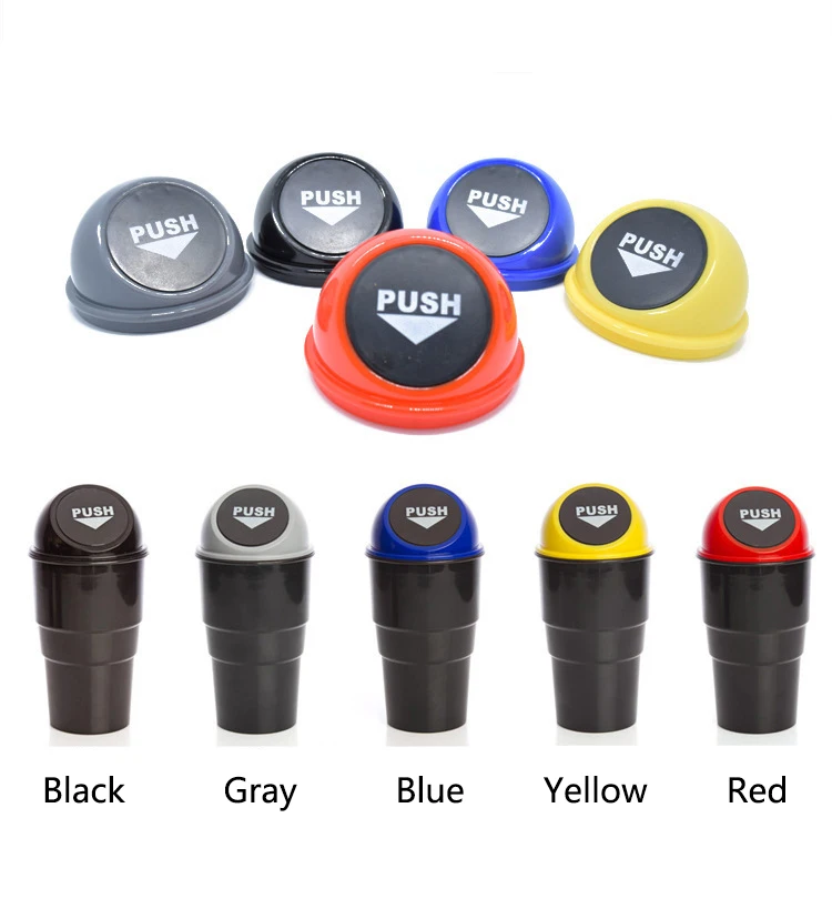 Автомобильный мини мусорный бак 2 упаковки креативный автомобильный контейнер