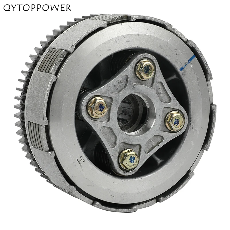 Сцепление ручное в сборе 5 дисков 67 зубьев для горизонтальных двигателей YX YinXiang 140