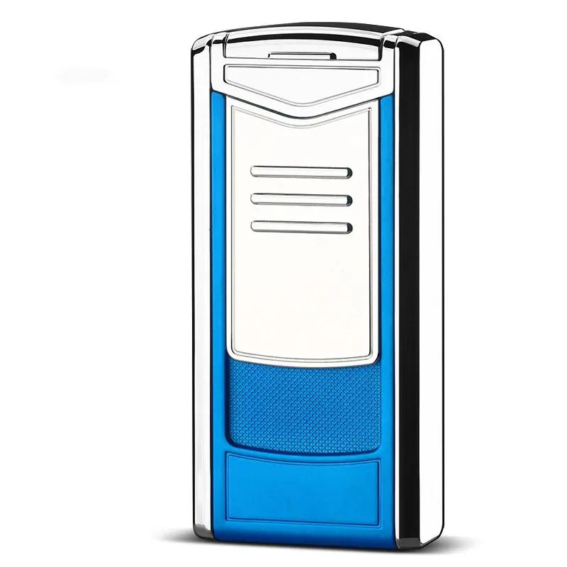 

New Cigar Goes Straight Into Windproof Blue Flame Lighter,For BBQ, Candle, Grill, Fireworks, Backyard Barbecues, Camping