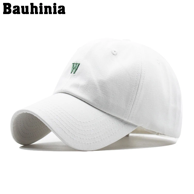 

Bauhinia 2020 Unisex Cotton Solid Hat Summer Letter W Hockey Baseball Caps Hip Hop caps