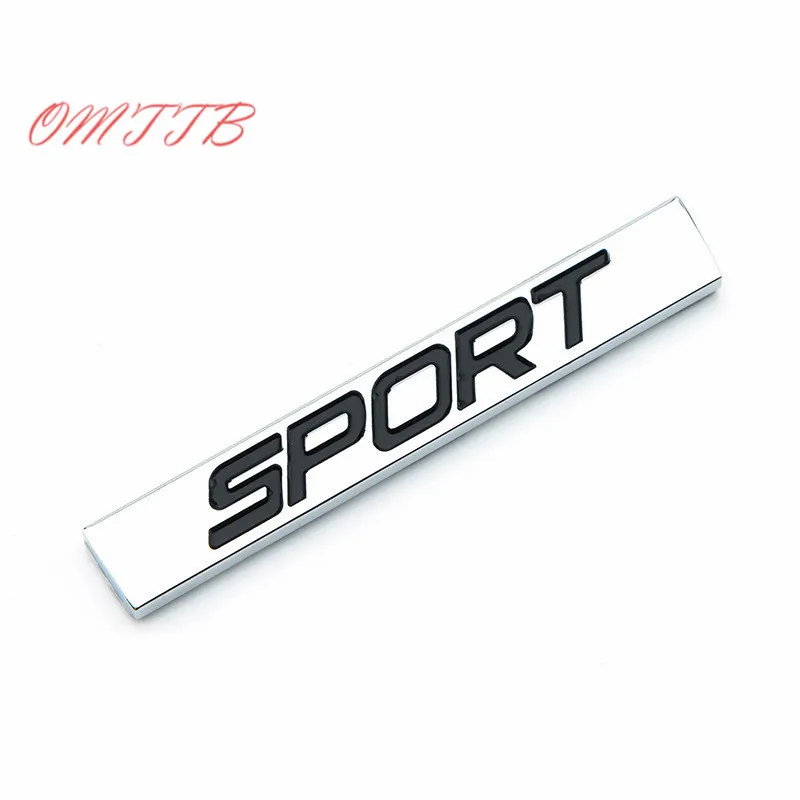 3D Sports Letter Chrome Metal Car Sticker Auto Decoration For Toyota Prado Volvo Skoda Octavia Chevrolet Cruzez car styling | Автомобили и