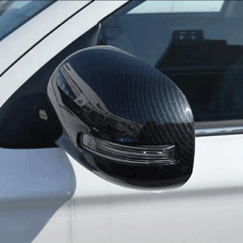 Карбоновое волокно ABS Автомобильная Боковая дверь зеркало заднего вида накладка
