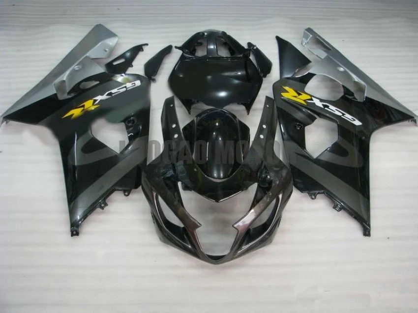 

Лидер продаж, обтекатель для кузова черного и серого цвета, Обтекатели для SUZUKI GSXR 600 750 K4 2004 2005 GSXR600 GSXR750 04-05