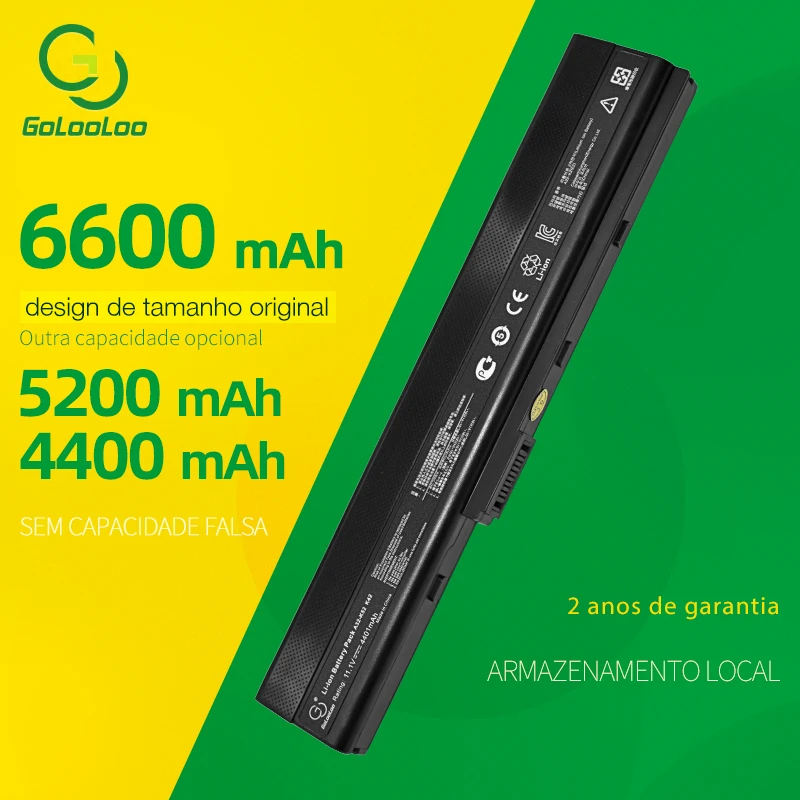 

Аккумуляторная батарея для ноутбука Golooloo, телефон для ASUS A42 A42D A52JB A62 K42 K52J K52JB K52JC K52 K52D K52DR