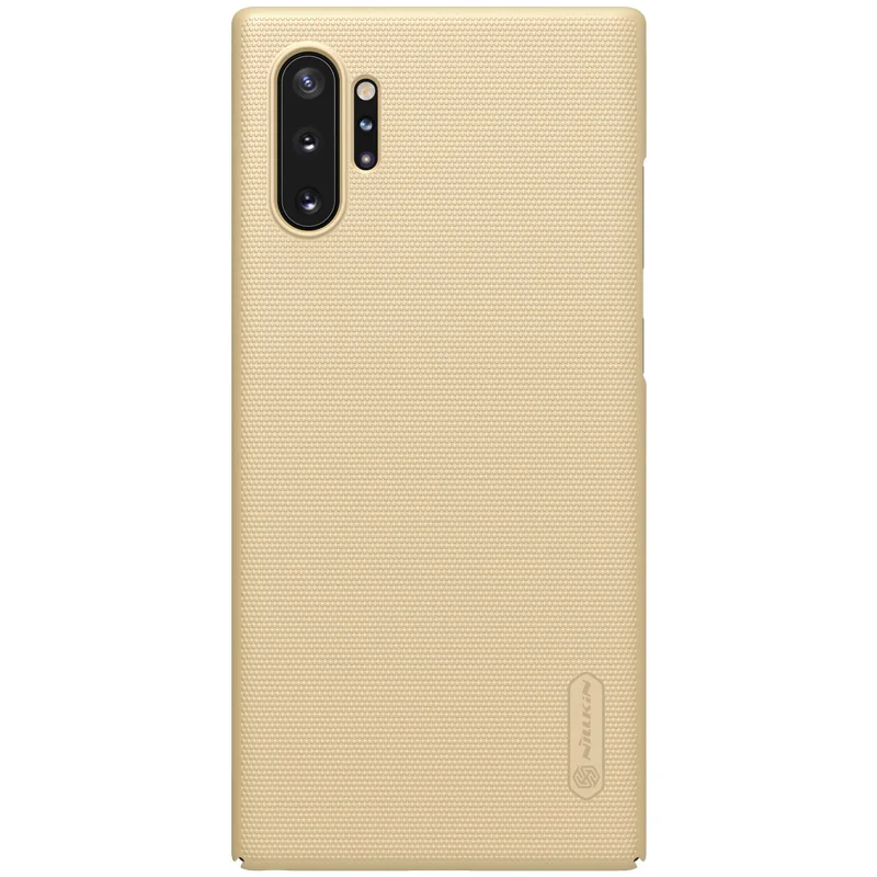 Чехол Nillkin для samsung Note 10 Plus 5G, Матовый Жесткий чехол из поликарбоната, пластиковый чехол для телефона, чехол для samsung Galaxy Note10 Plus - Цвет: Gold