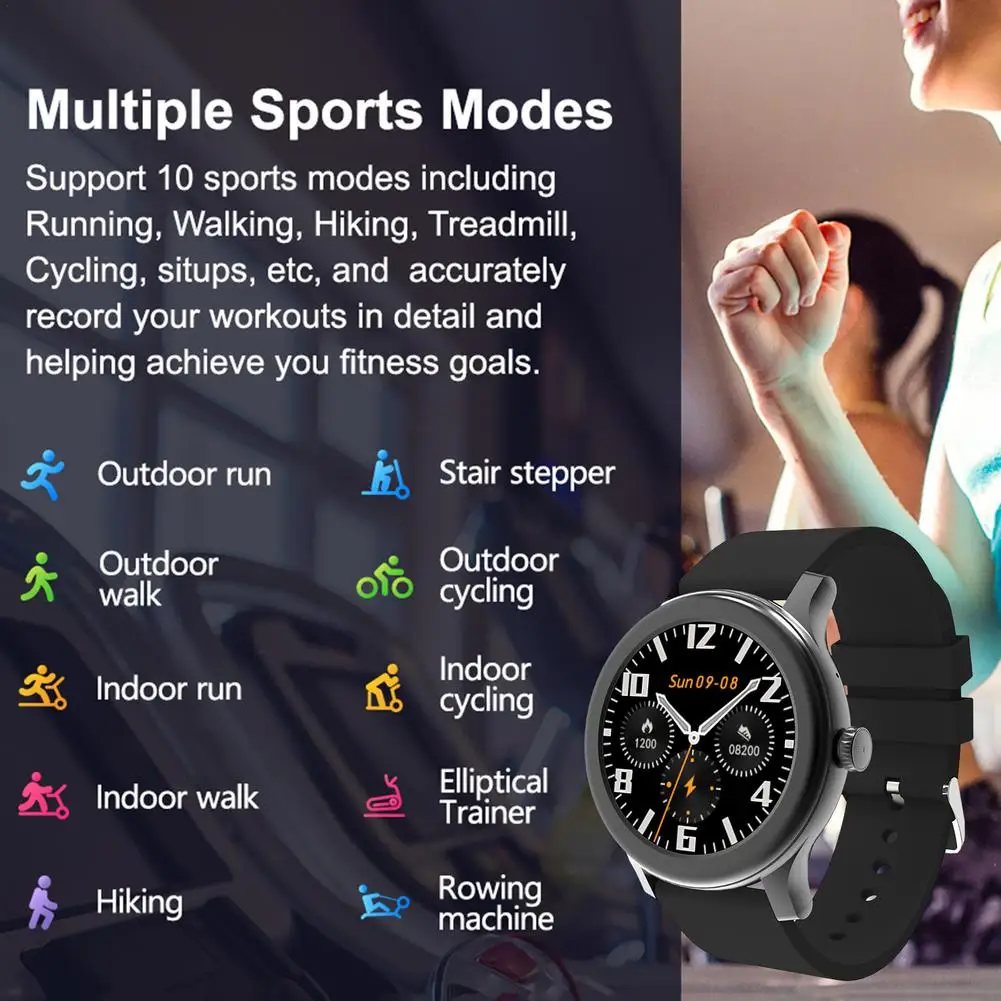 

CT02 Smart Watch Full Touch Fitness Tracker With Sleep Monitor Fitness Tracker Waterproof Bluetooth Bracelet Iphone For Huawei