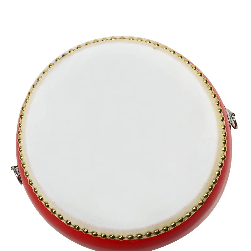 

Fashion instruments 3/5/6/ inch Children cowhide drum small drum red drummer beat drum percussion instruments