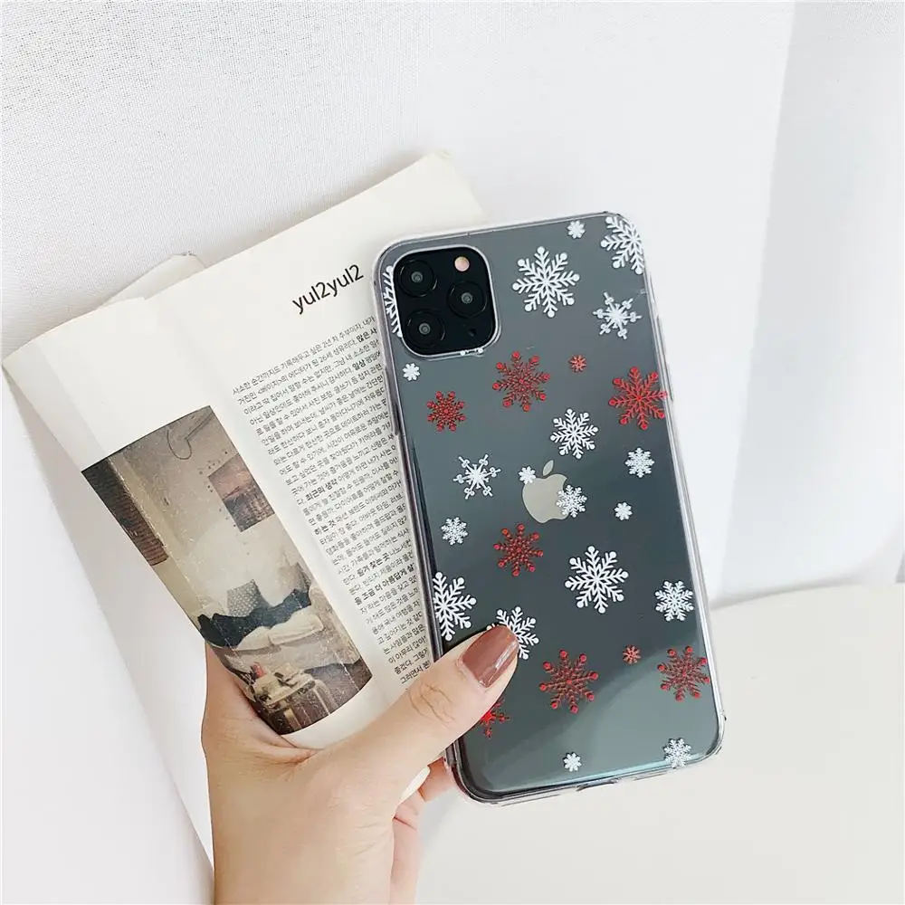 Рождественский новый год зима Белоснежка чехол для телефона iPhone 11 Pro XS MAX XR X 10 7 8 Plus