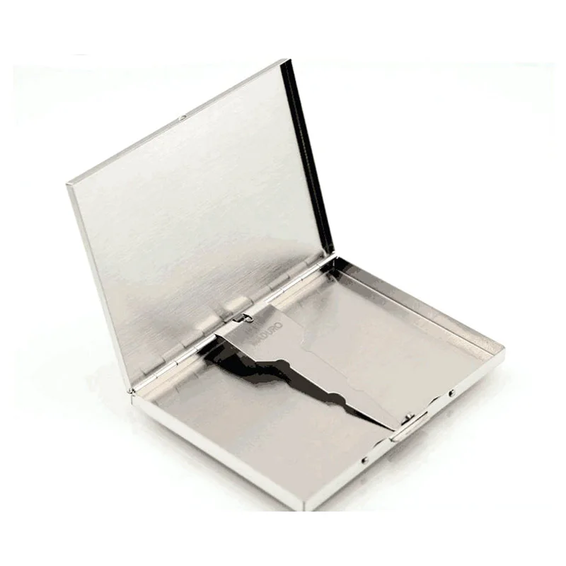 Чехол для сигарет из нержавеющей стали чехол s держатель табака карманный ящик