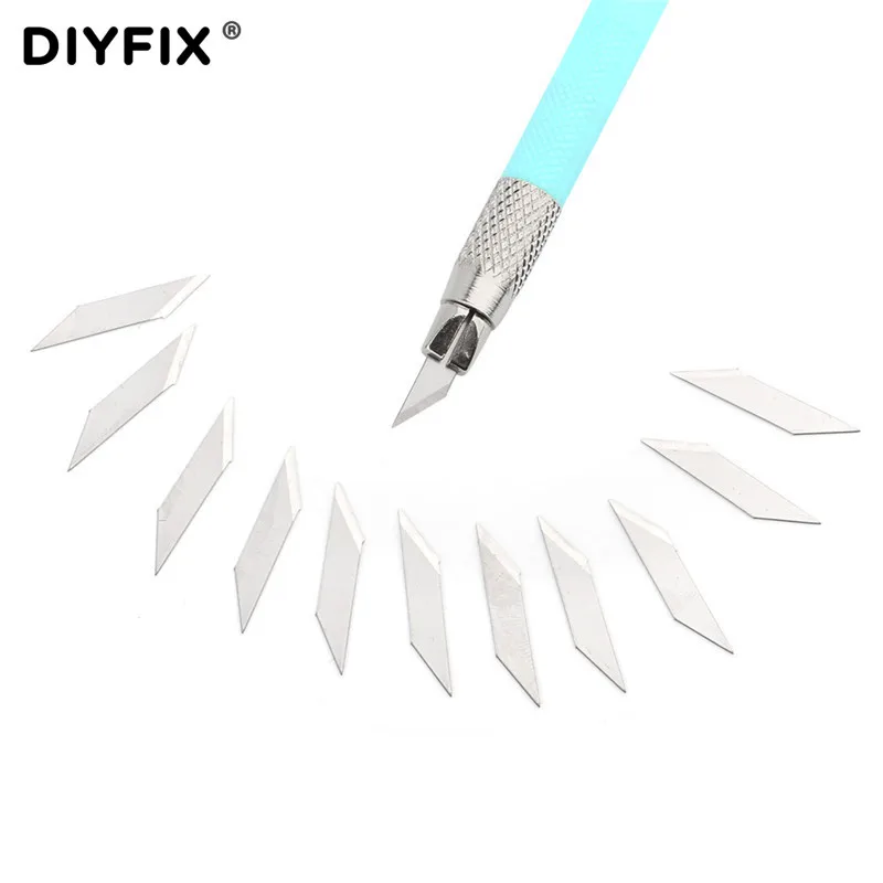 DIYFIX A5 ПВХ художественная ручка для гравировки ручная резка коврик линейка пинцет с лезвием Knief набор канцелярских инструментов для офиса Скрапбукинг