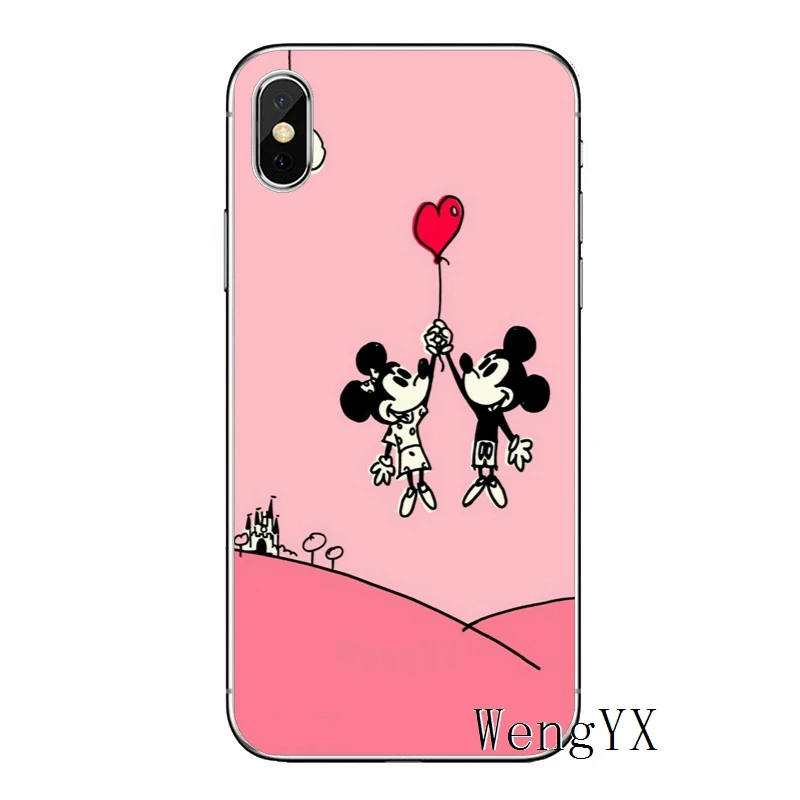 Милый мультяшный Микки Минни Маус для samsung Galaxy A10 A30 A40 A50 A60 A70 huawei P30 lite pro P Smart Y6 мягкий чехол