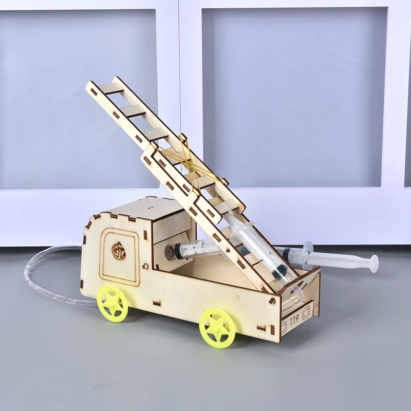 SZ Паровая пневматическая пожарная спасательная игрушка машина DIY модель