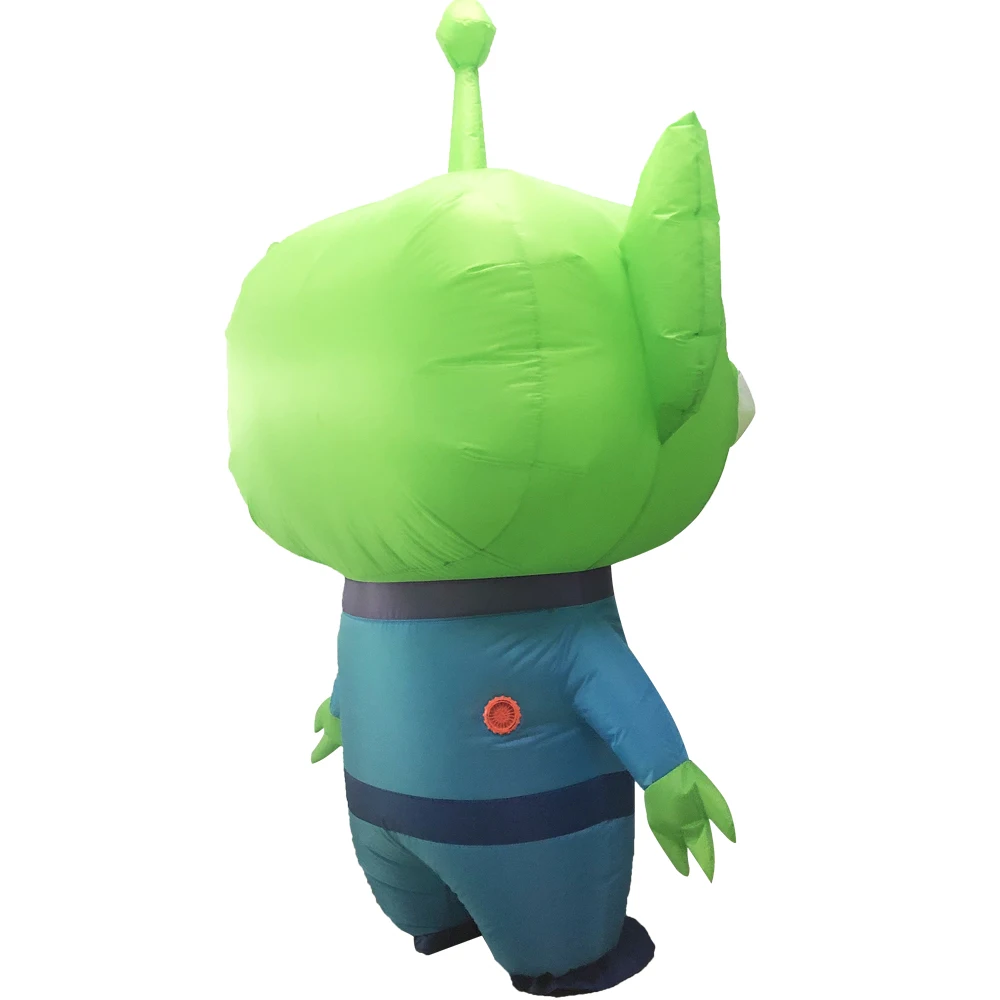 

Green Three-Eyed Mnoster Inflatable Costumes Adult Full Blow Up Halloween Cosplay Costume Mascot Party Role Play Disfraz Unisex