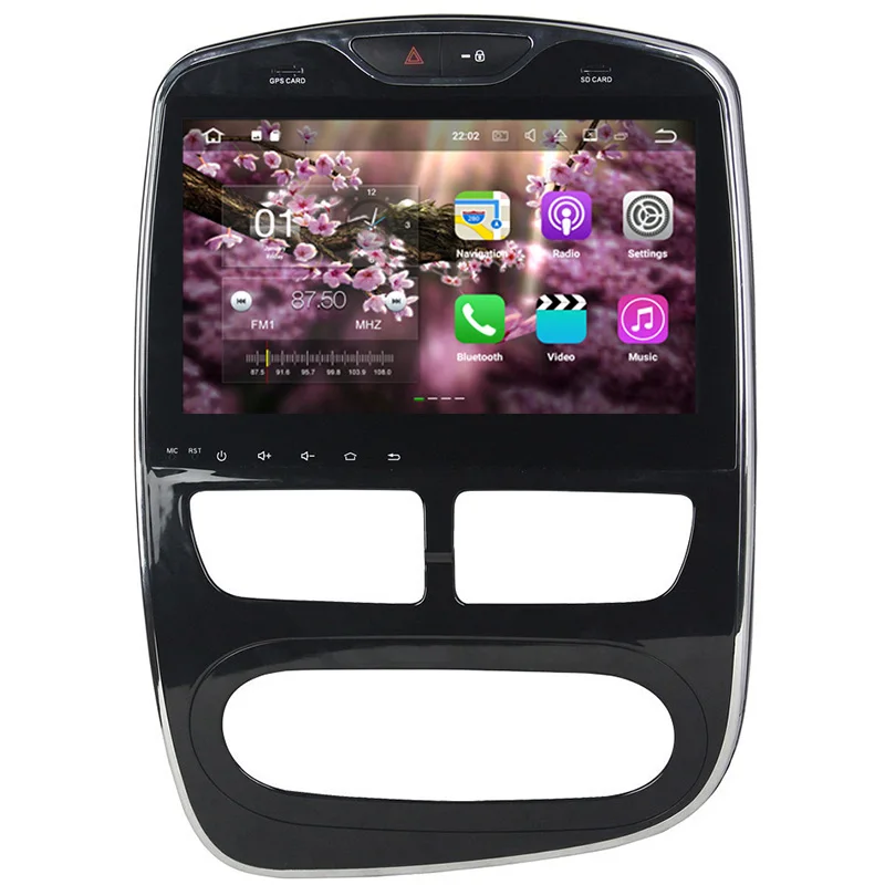 LiisLee Автомобильный мультимедийный GPS Android DVD аудио Радио стерео для Renault Lutecia Clio IV