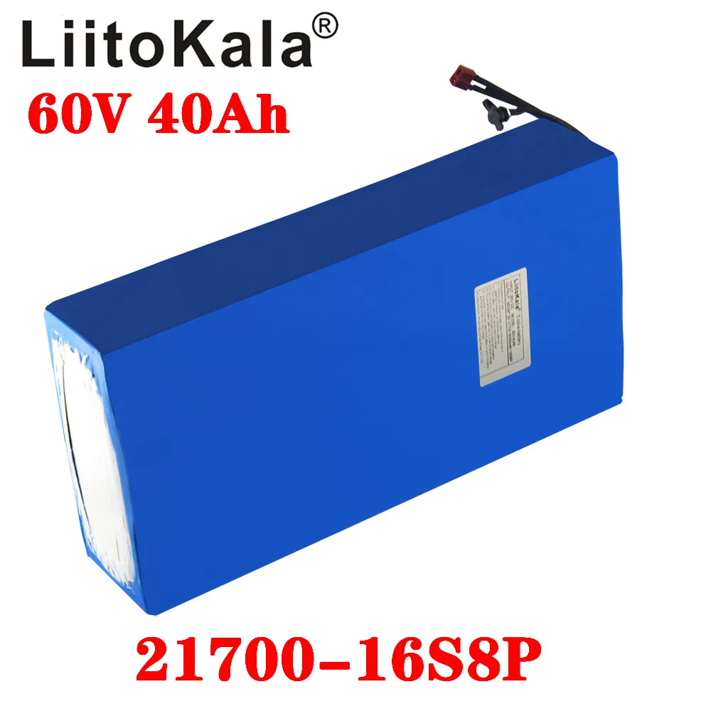 

LiitoKala 60V 40ah electric scooter bateria 60V 40AH Electric Bicycle Lithium Battery Scooter 60V 1000W ebike battery
