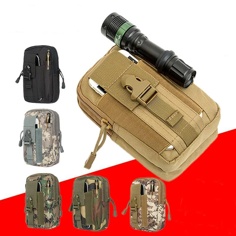 

Waterproof Pocket Mobile Phone Bag Travel Fitness Army Fan Multifunctional Camouflage Tactical Sports Outdoor Running Pocket