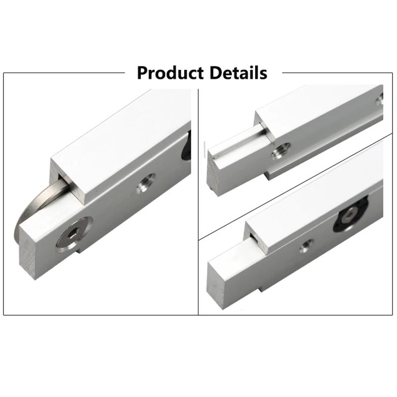 Один набор алюминиевый сплав Т треки слот для колец дорожки и штанги слайдер стол