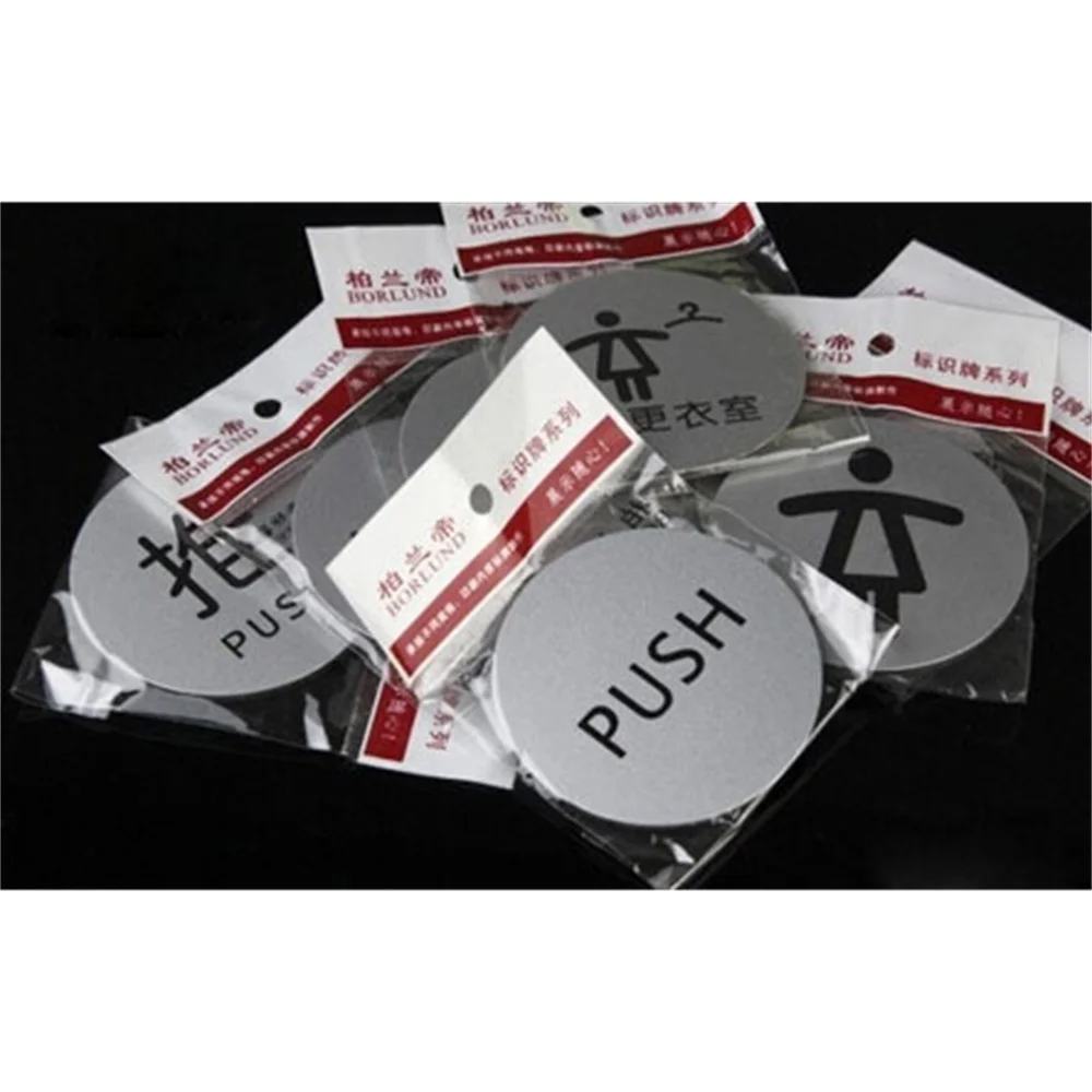 Aluminum Plastic Board Room Warn Sign Wall Door Adhesive No Smoking Warning Label | Дом и сад