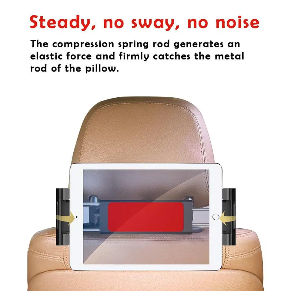 Автомобильный держатель для телефона подставка планшета с подушкой на