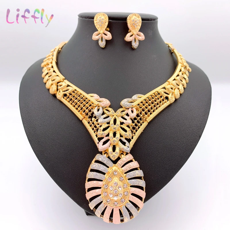 2020 ювелирные изделия из Нигерии наборы для женщин массивные африканские Дубай