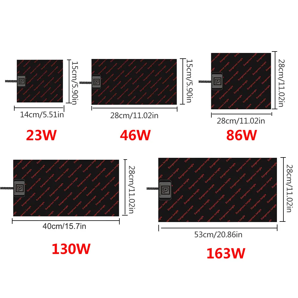 

Heating Warm Pad Adjustable Temperature Controller Incubator Mat Tools Terrarium Reptiles Heat Mat 23-163W Climbing Pet